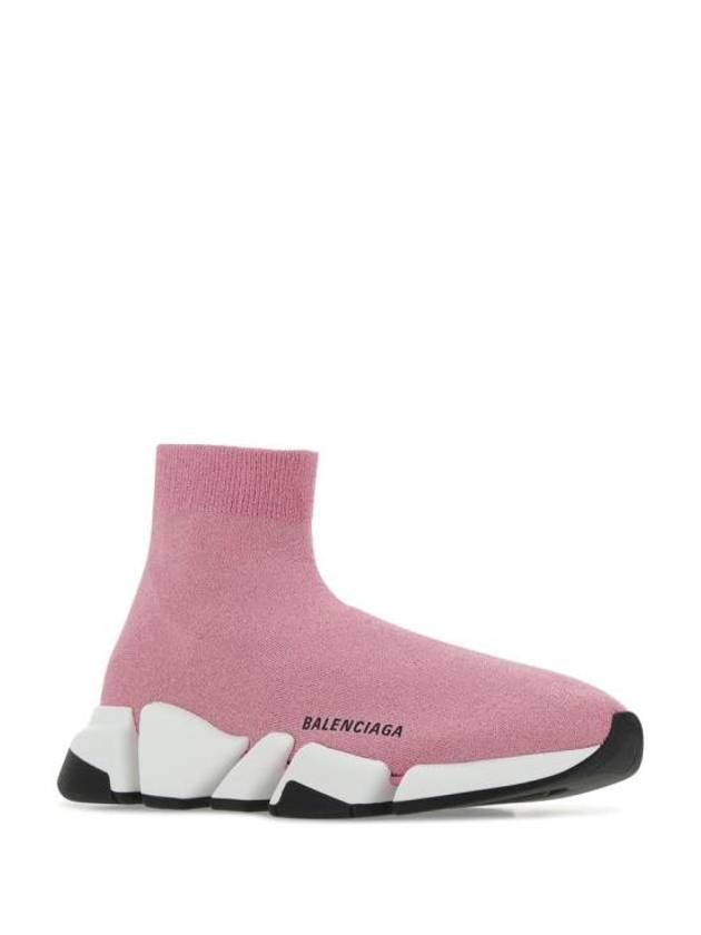Luxury Balenciaga Speed 2.0 High Top Sneakers Pink