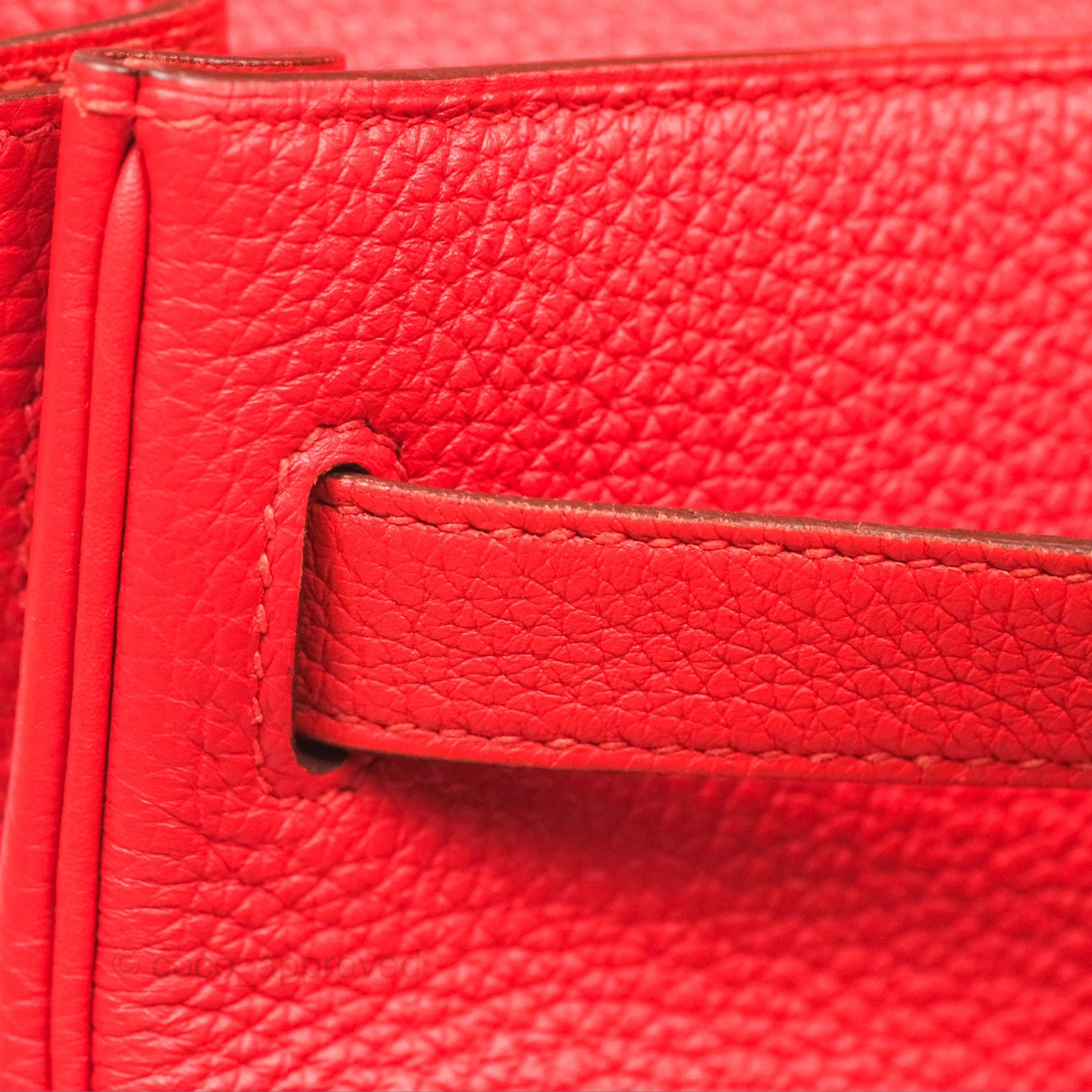 Hermès Kelly 32 Retourne Rose Jaipur Clemence Palladium Hardware