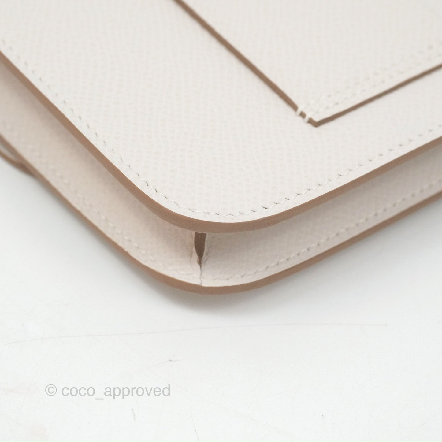 Hermès Constance Slim Wallet Gris Pale Epsom Palladium Hardware