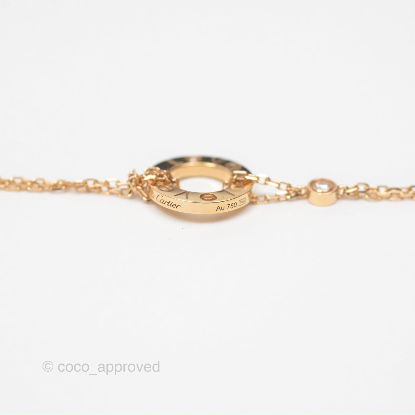 Cartier Love Bracelet Rose Gold Diamonds