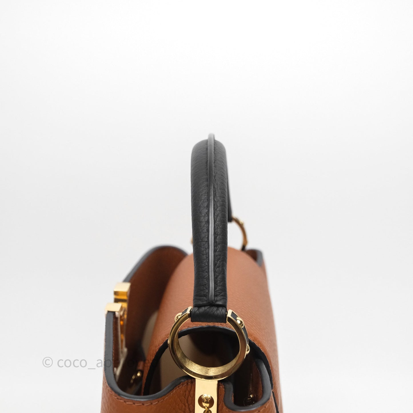 Louis Vuitton Taurillon Capucines BB Tan Gold Hardware