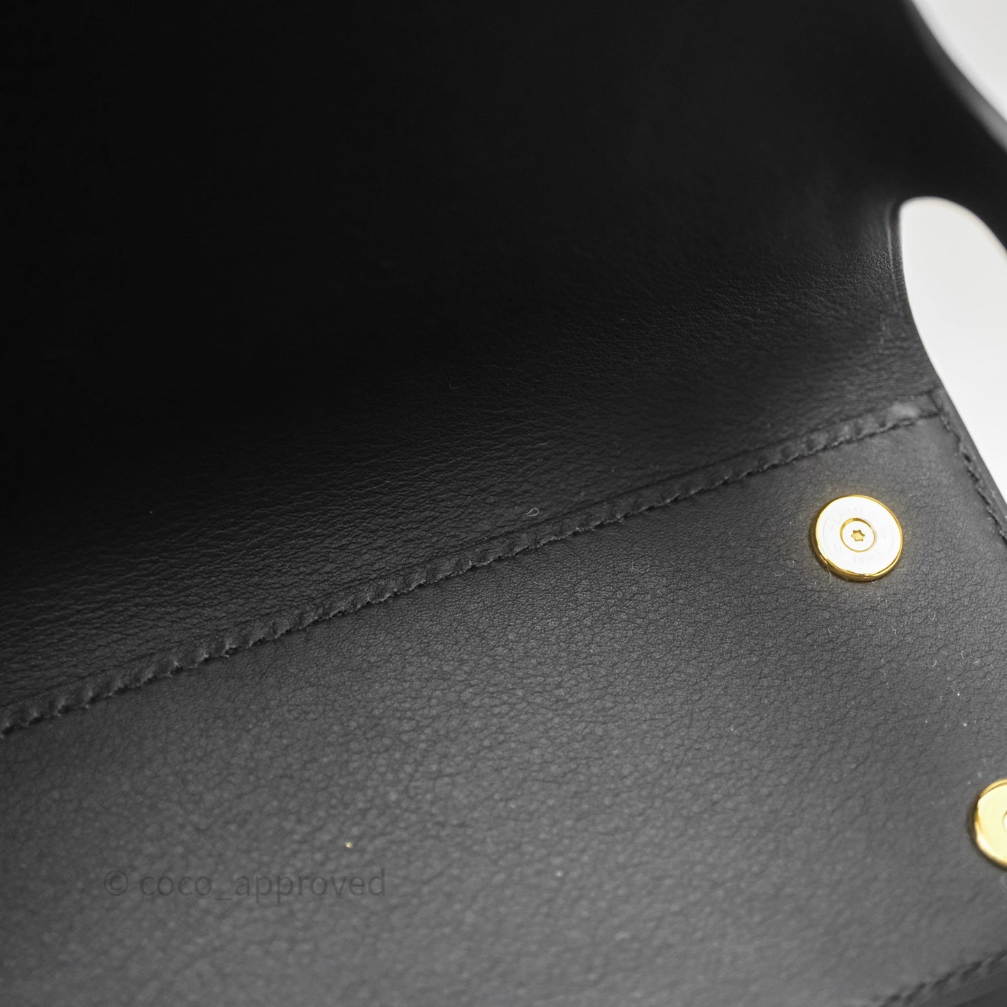 Hermès Tablier Sellier Noir 89/Ecru Swift Calfskin/H canvas Bag Gold Hardware