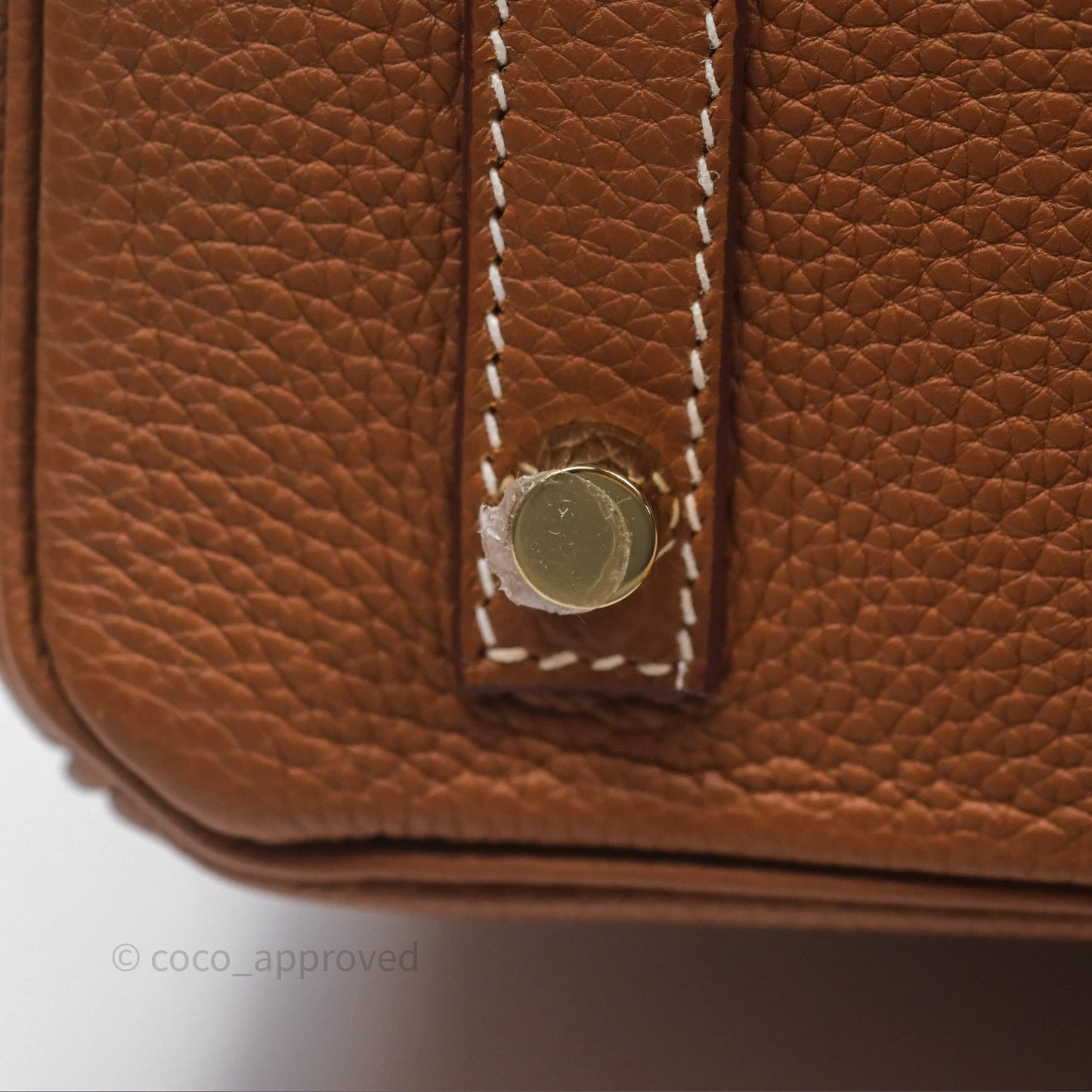 Hermès Birkin 30 Retourne Gold 37 Togo Gold Hardware