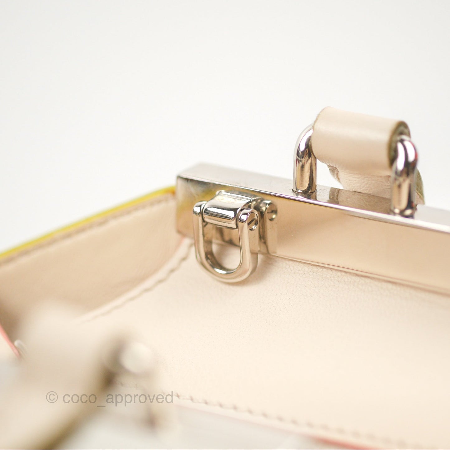 Fendi Petite 3Jours Bag Light Grey Calfskin