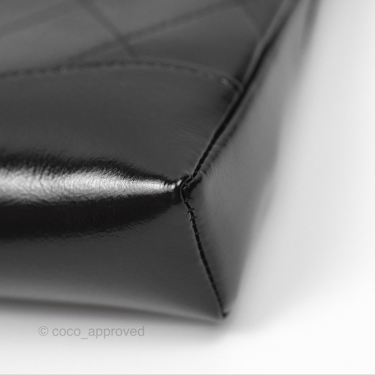 Chanel Nano 31 Black Shiny Calfskin Gold Hardware