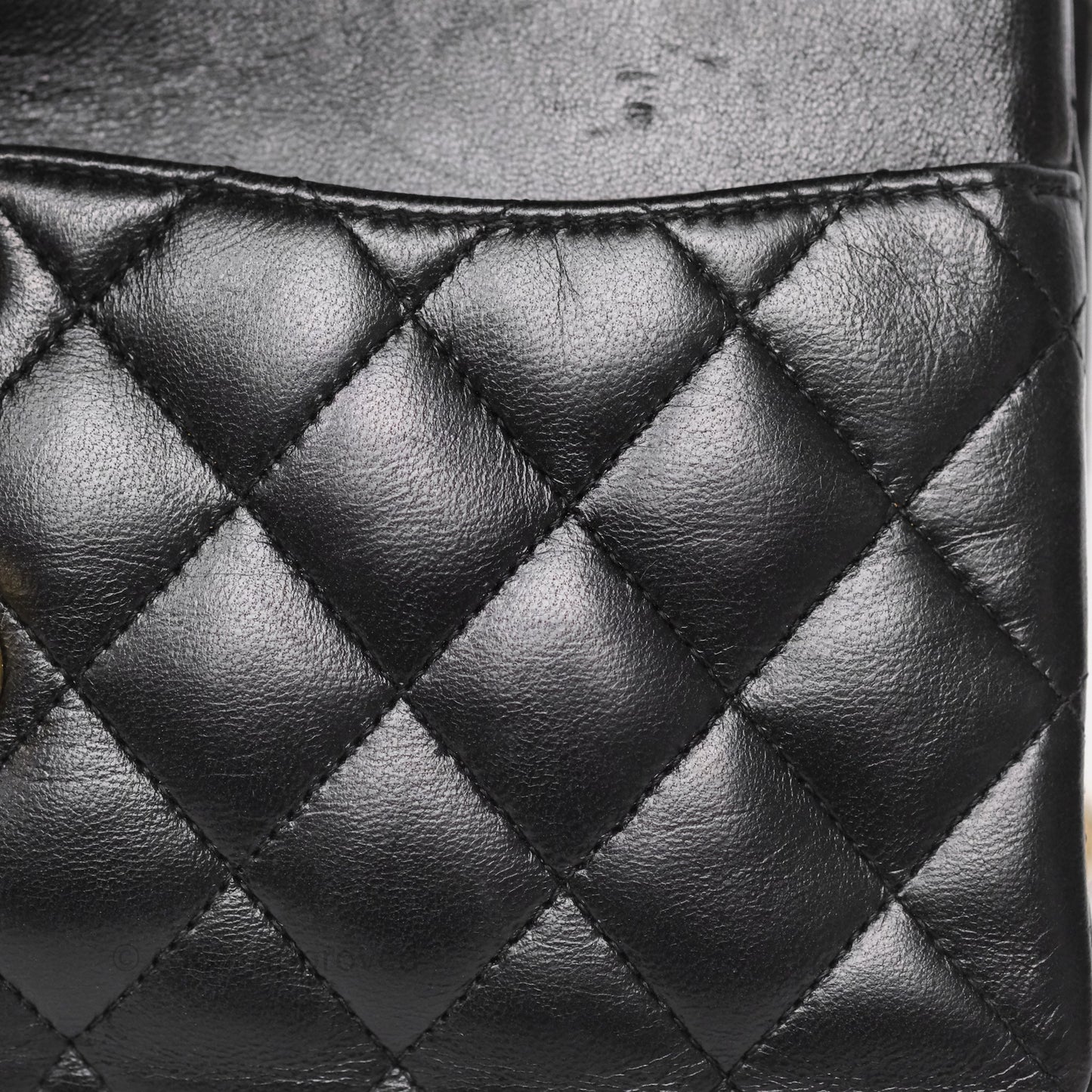 Chanel Small Classic Flap Quilted Black Lambskin Gold Hardware