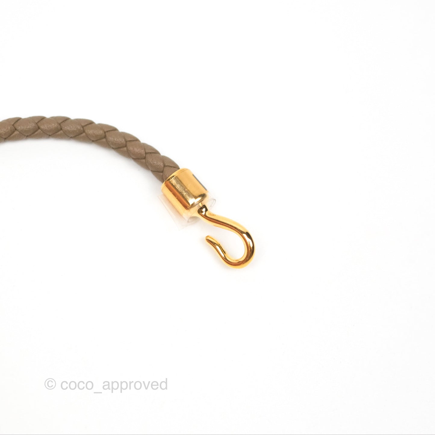 Hermès Roulis Double Tour Bracelet Etoupe Gold Hardware