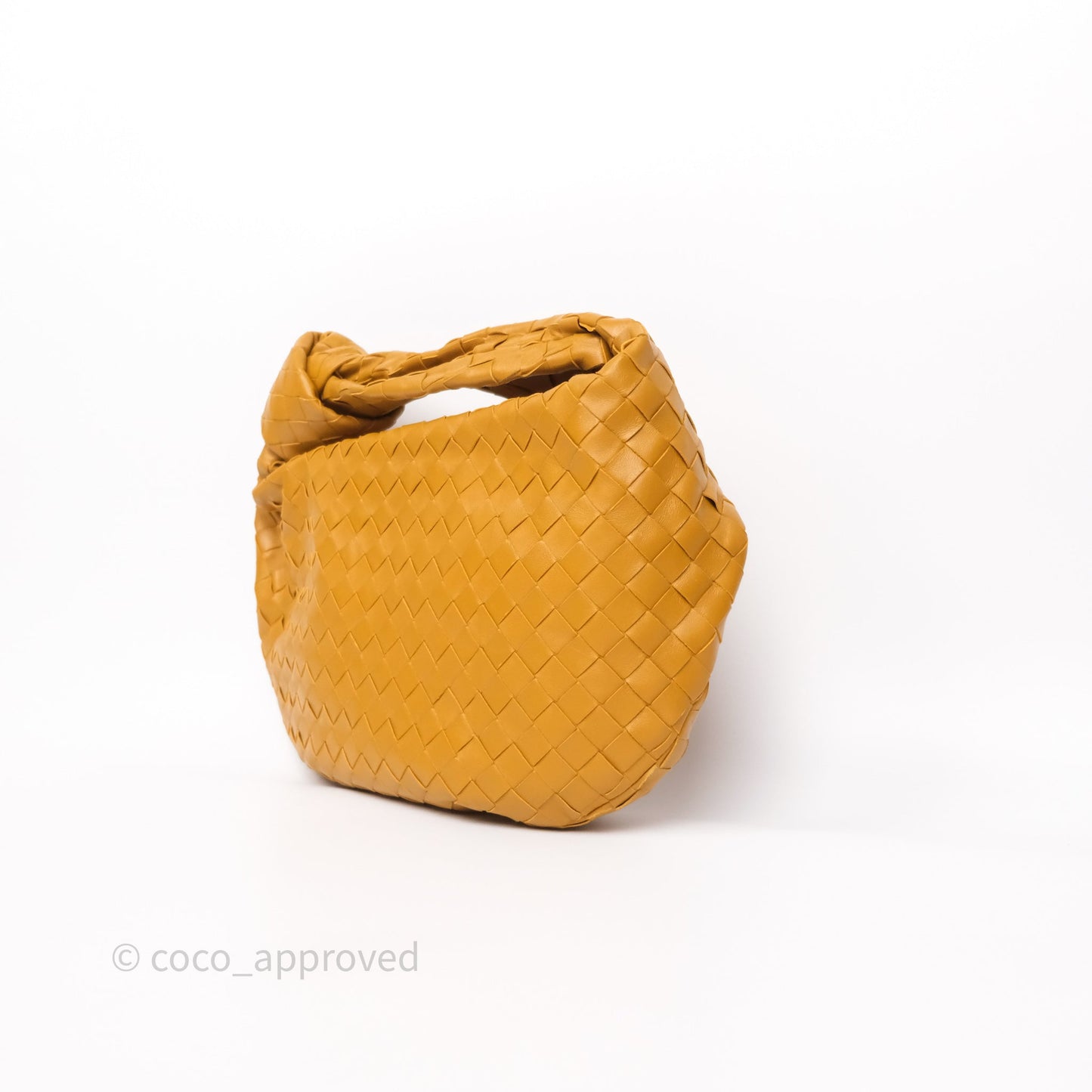 Bottega Veneta Teen Jodie Caramel Intrecciato Lambskin