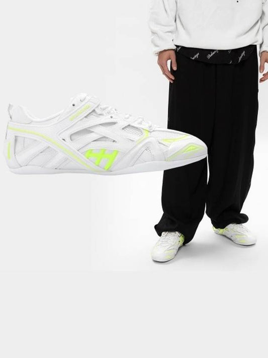 Luxury Balenciaga Drive Low Top Sneakers Fluo Yellow White