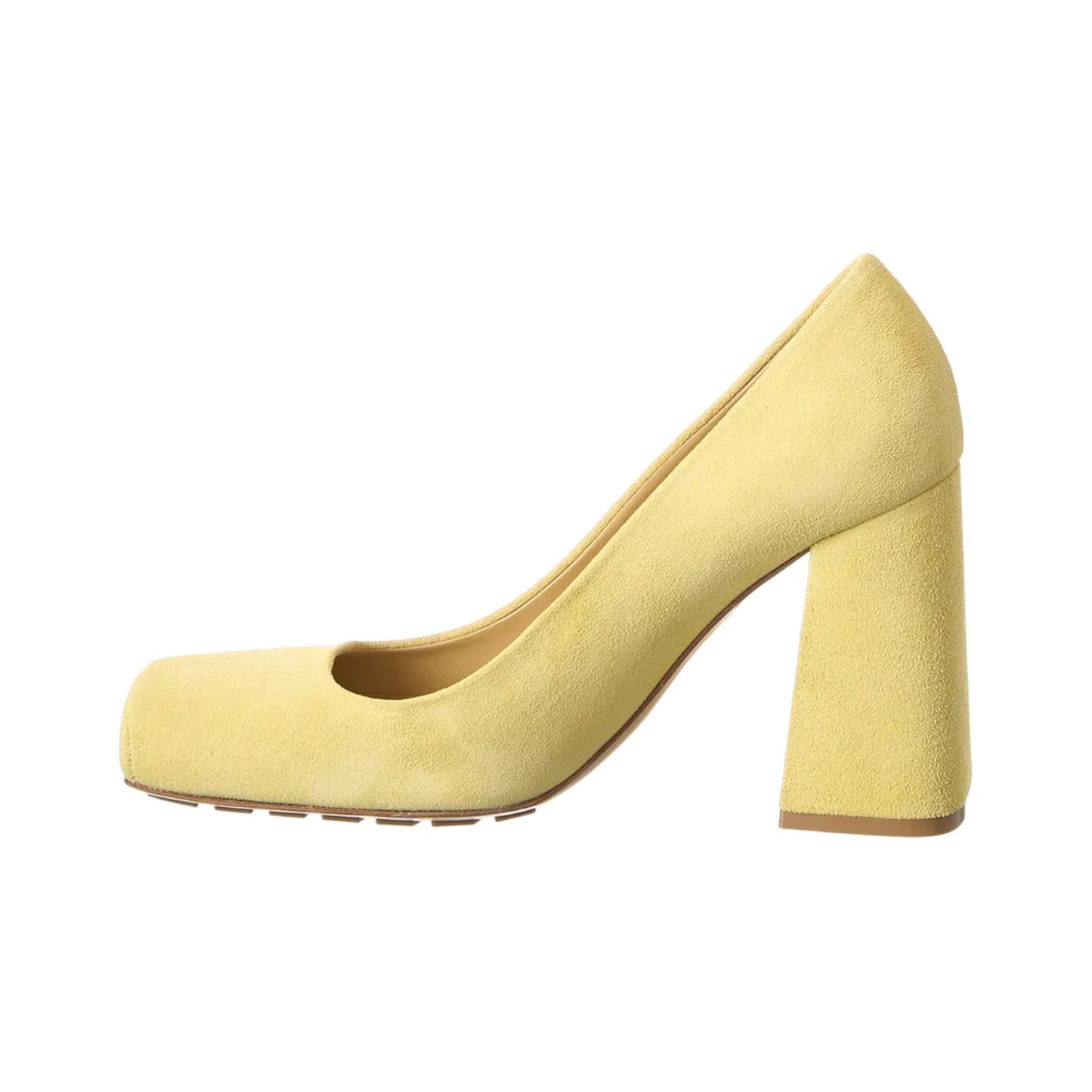 Luxury Bottega Veneta Suede Tower Pumps