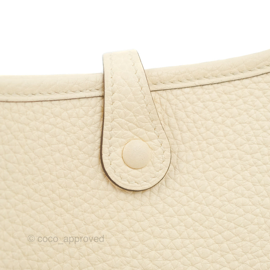 Hermès Mini Evelyne 16 Nata Clemence Gold Hardware