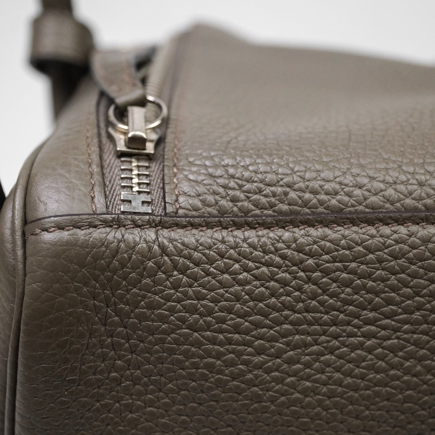 Hermès Lindy 30 Etain 8F Clemence Palladium Hardware