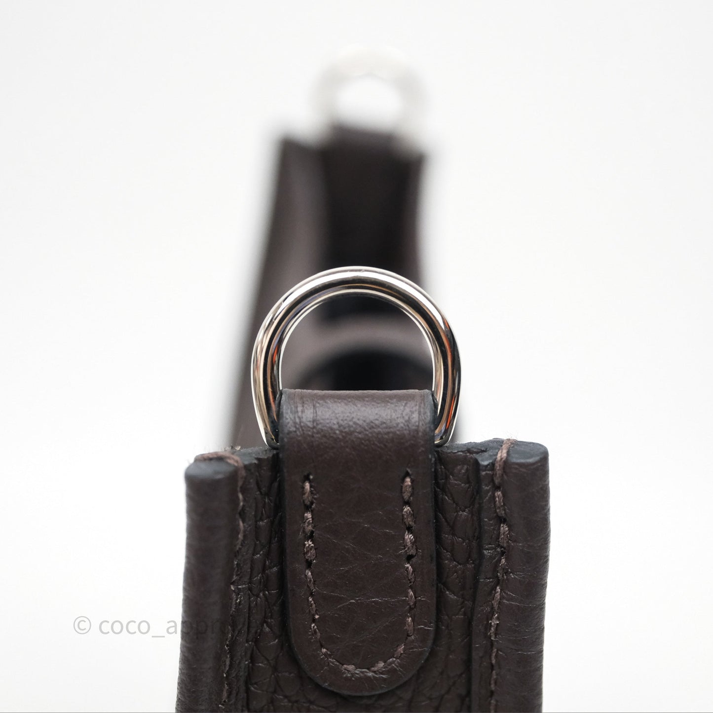 Hermès Mini Evelyne 16 Ebene 46 Clemence Sliver Hardware