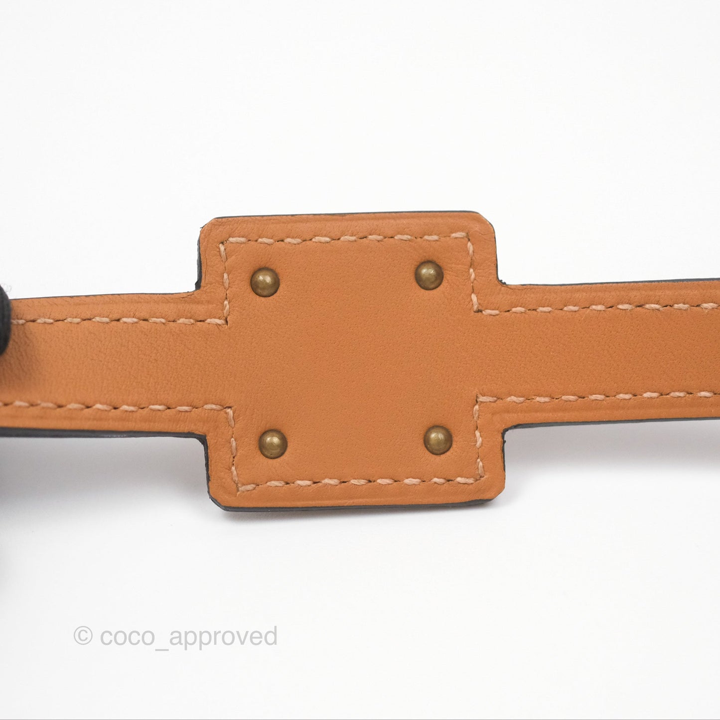 Hermès O'Kelly Bracelet Noir 89 Swift Gold Hardware