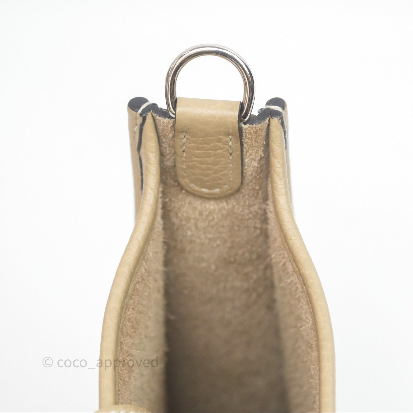 Hermès Mini Evelyne 16 Trench Clemence Palladium Hardware