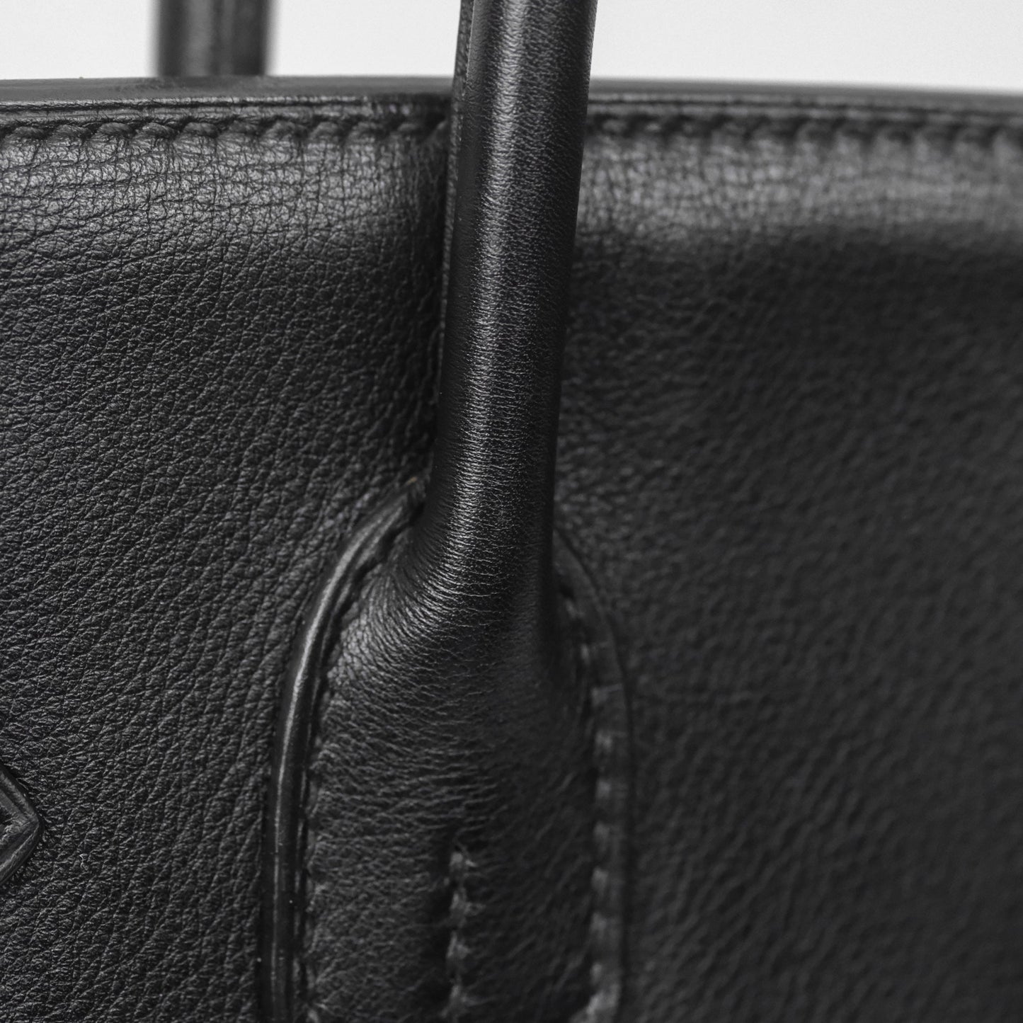 Hermès Birkin 30 Noir 89 Evergrain Palladium Hardware