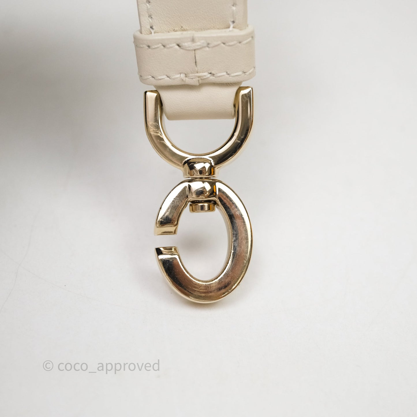 Christian Dior Small Toujours Vertical Tote Bag Latte Macrocannage Calfskin Gold Hardware