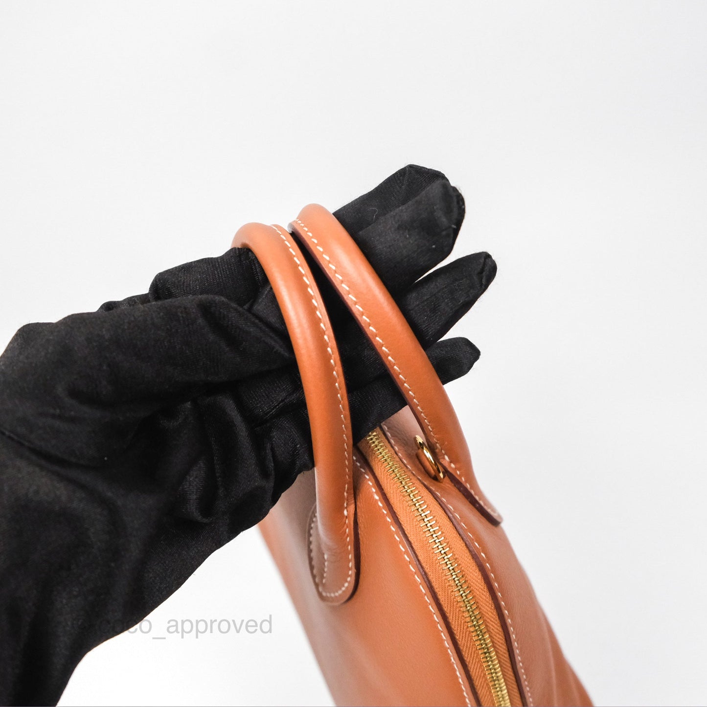 Hermès Bolide Mini 1923 Gold Evercolor Gold Hardware