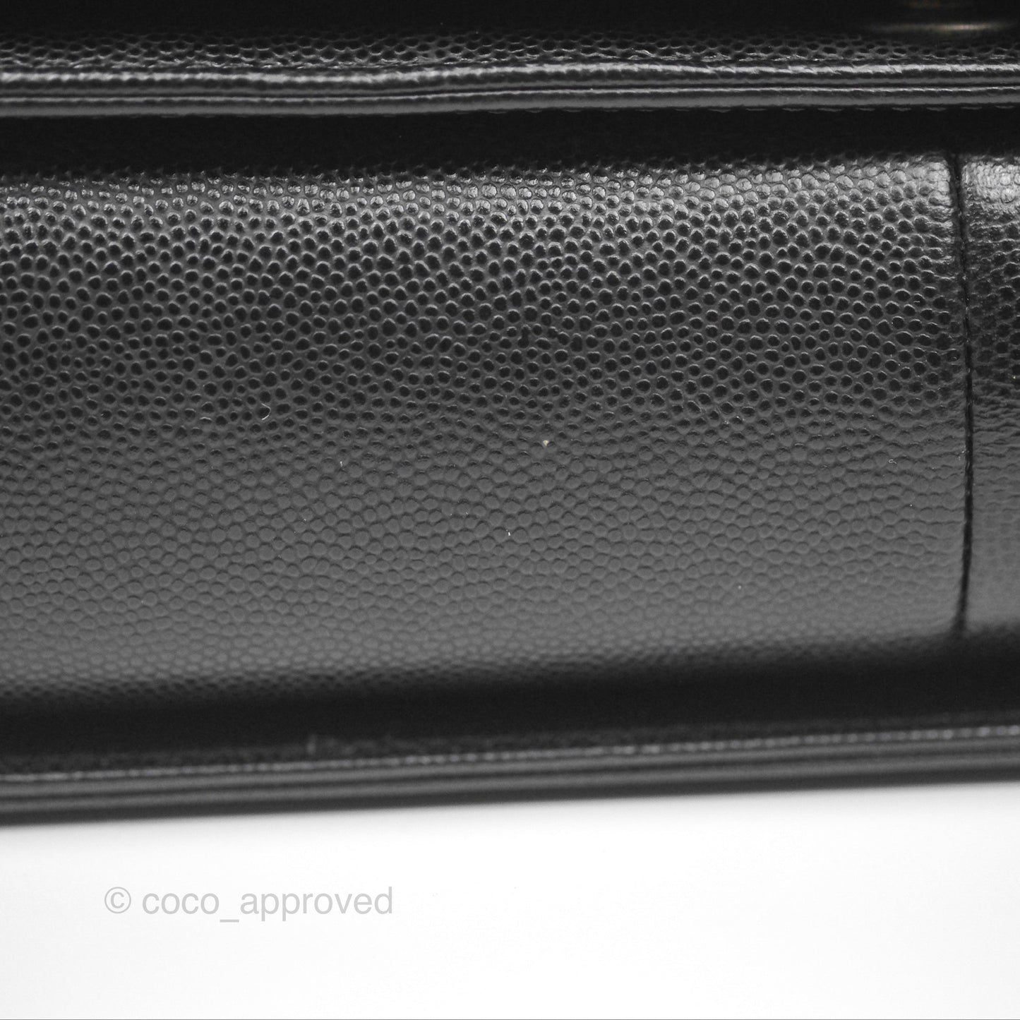 Chanel Medium Boy Quilted Black Caviar Ruthenium Hardware