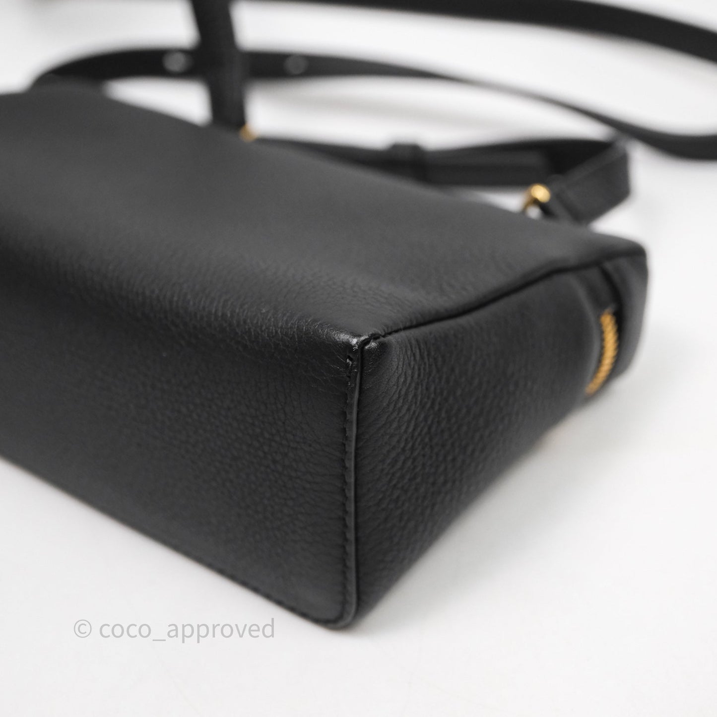 Loro Piana Extra Pocket L19 Black Grained Calfskin