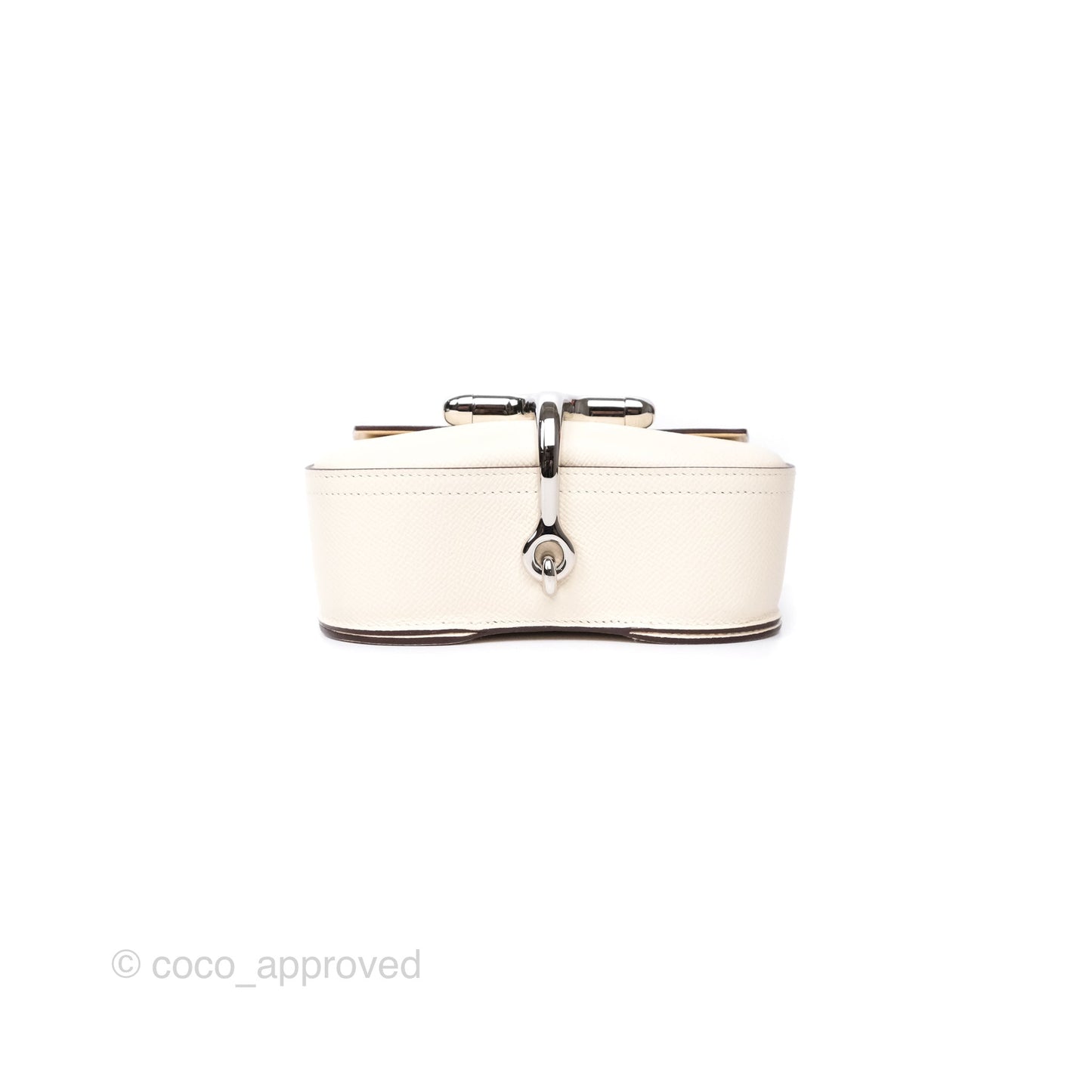 Hermès Della Cavalleria Mini Bag Nata I2 Epsom Palladium Hardware