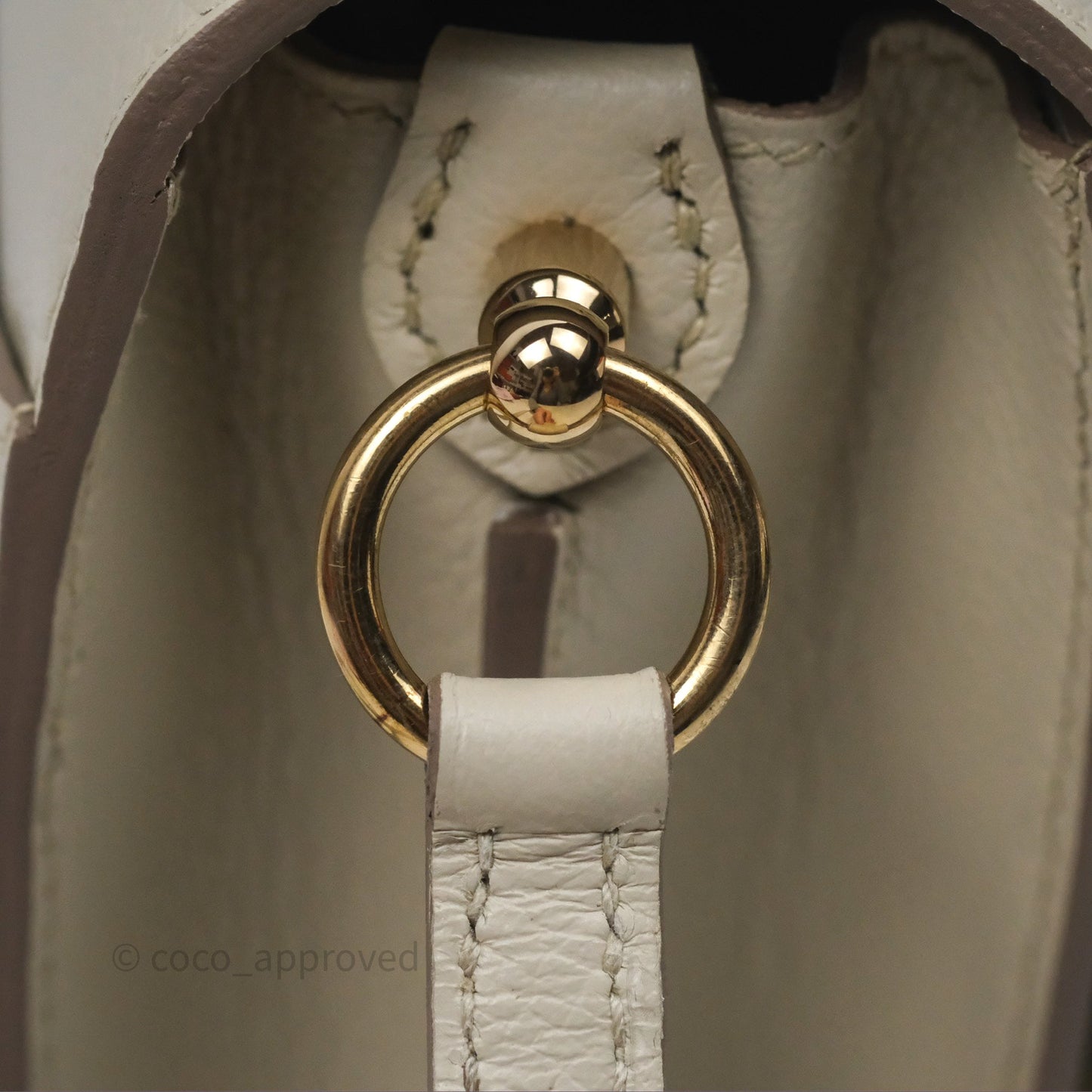 Hermès Roulis Mini 18 Beton 8L Evercolor Permabrass Hardware