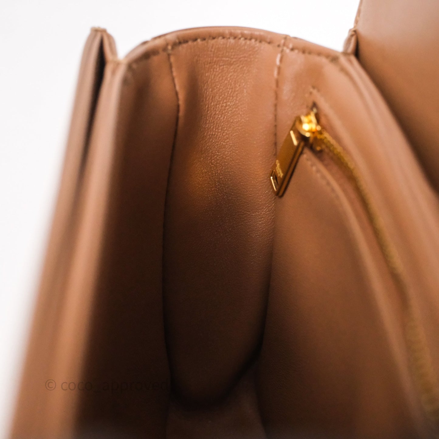 Celine Teen Triomphe Bag Shiny Calfskin Brown