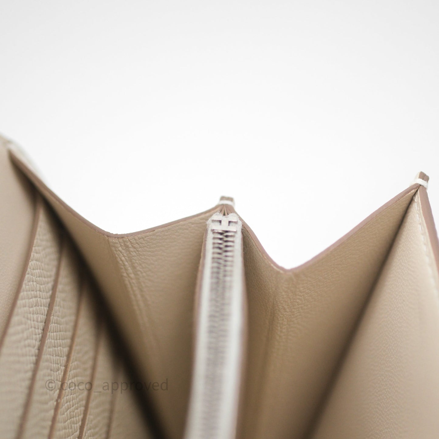 Hermès Constance To Go Wallet Craie 10 Epsom Palladium Hardware