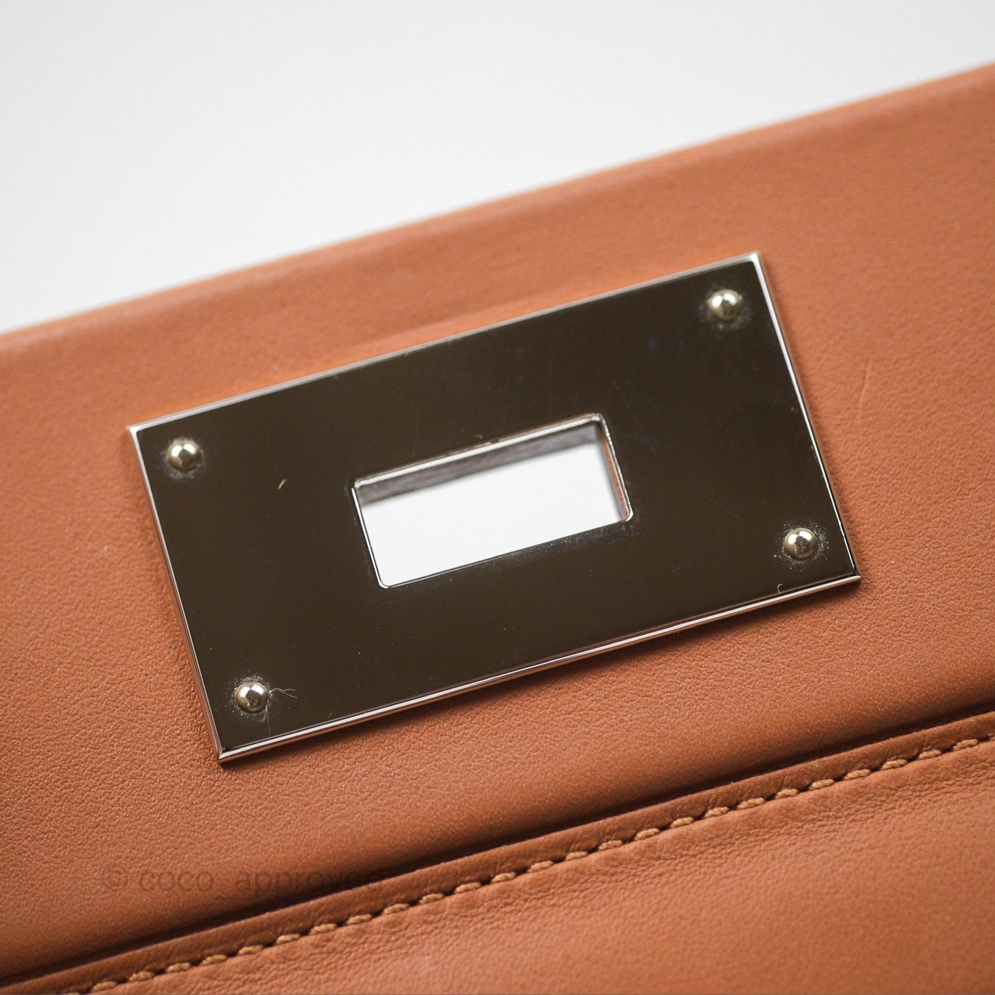 Hermès 24/24 21 Mini Gold 37 Evercolor/ Swift Palladium Hardware