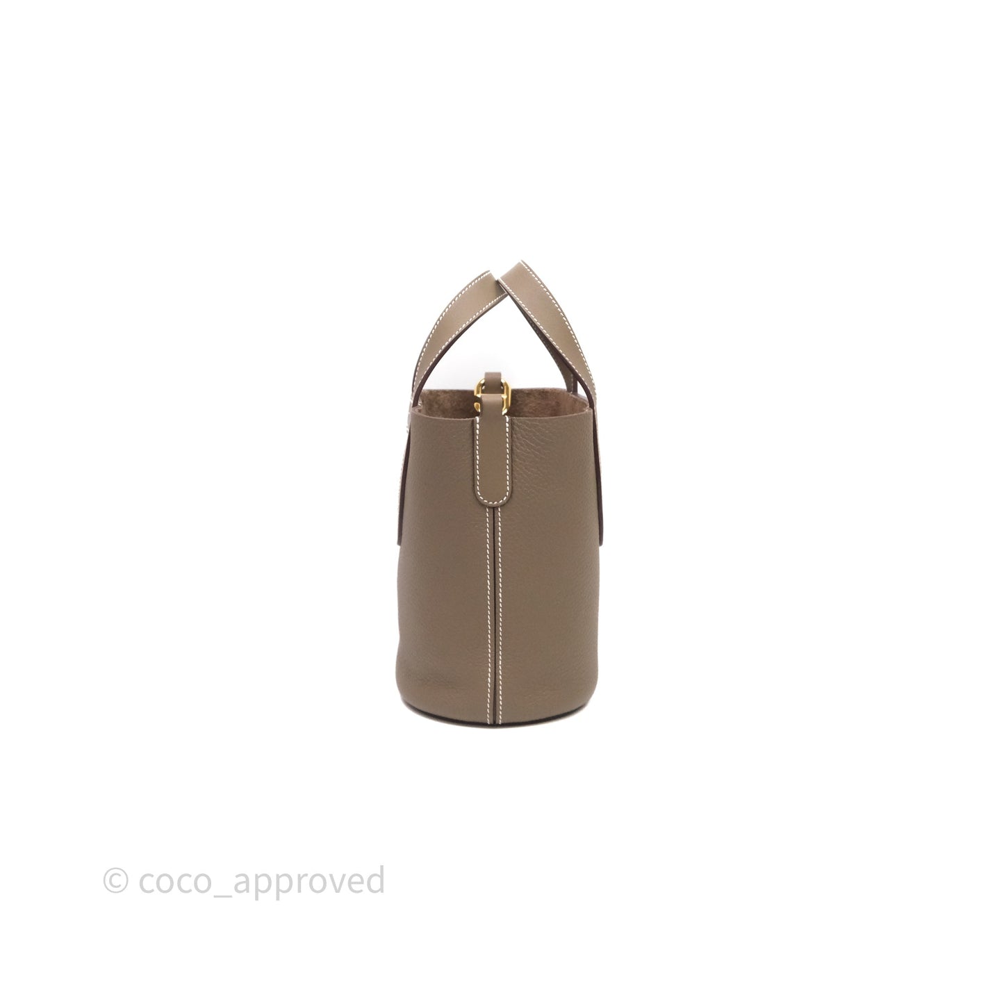 Hermès In-The-Loop 18 Etoupe Taurillon Clemence Veau Swift Gold Hardware