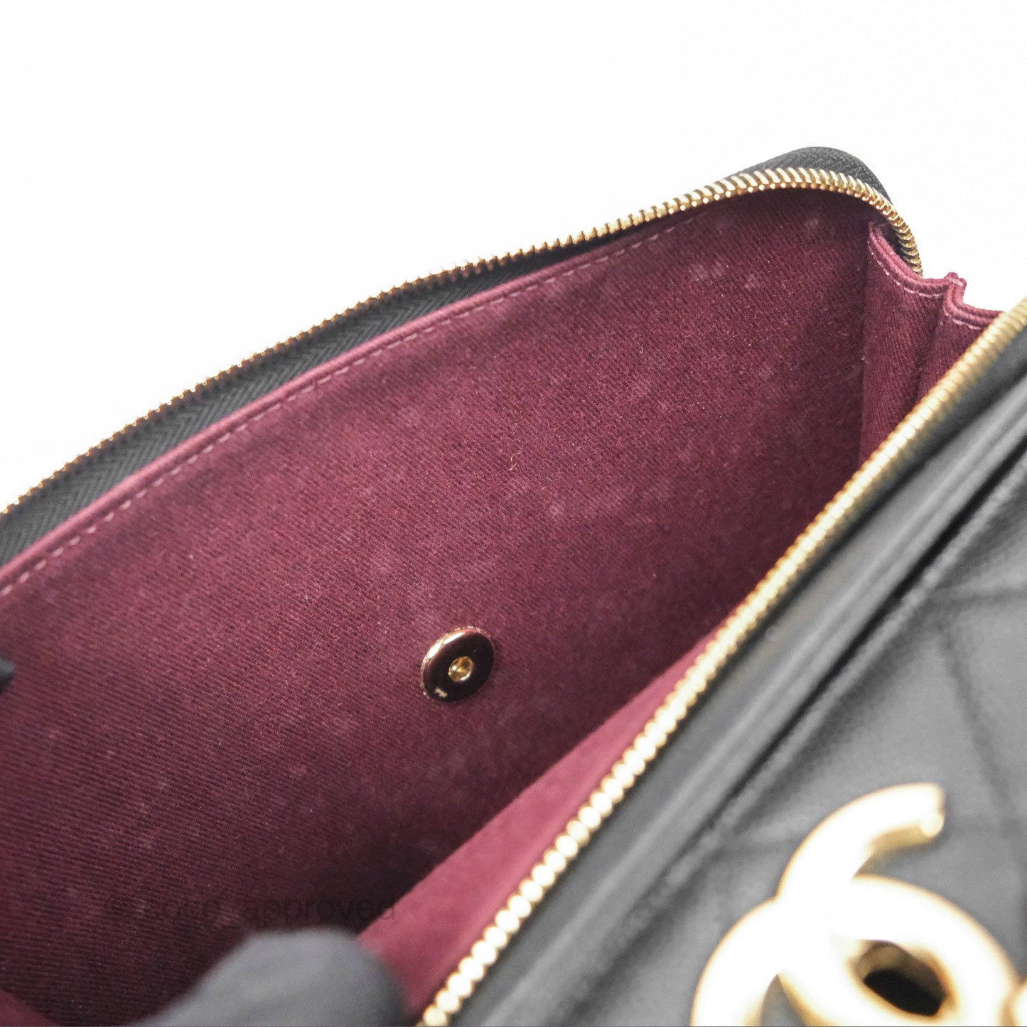 Chanel Quilted Large Business Affinity Flap Black Caviar Gold Hardware