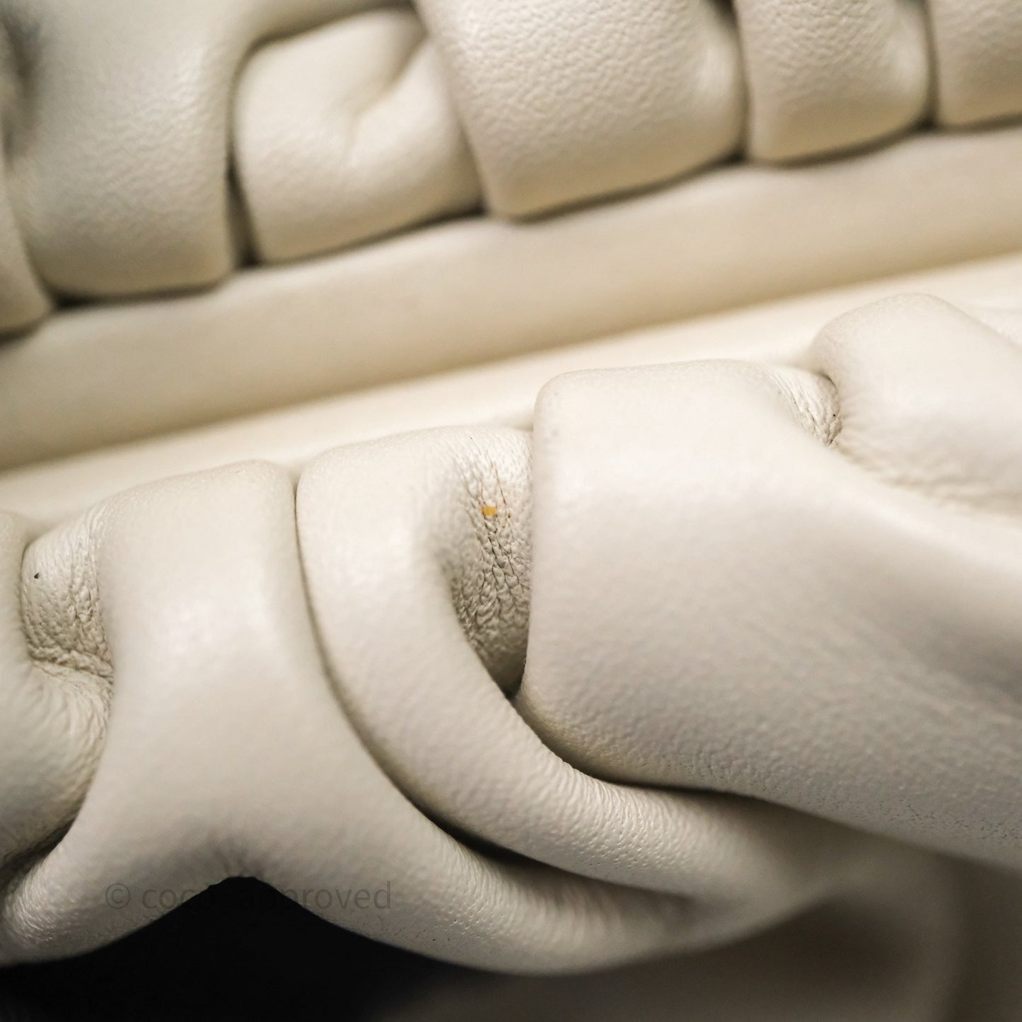 Bottega Veneta The Mini Pouch Ivory Calfskin