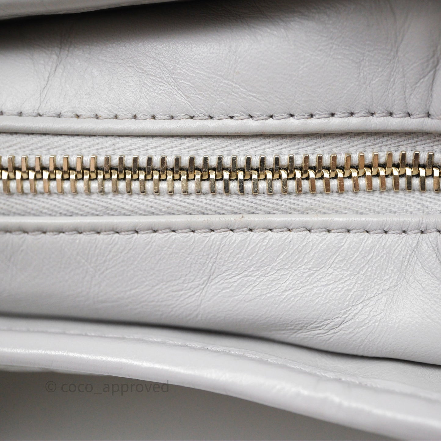 Chanel Small Gabrielle Hobo Quilted Grey Aged Calfskin