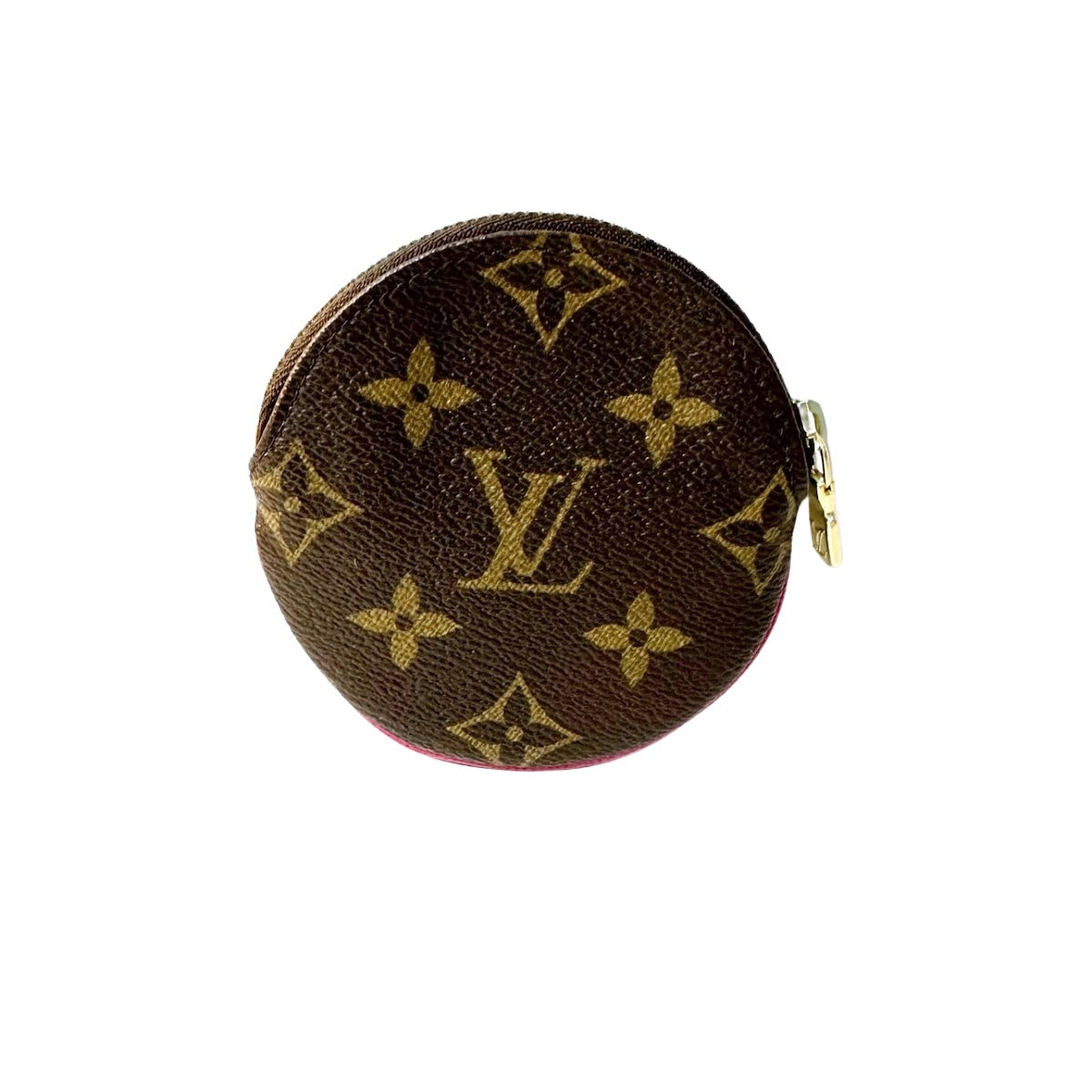 Louis Vuitton Porte Monnaie Rond  Canvas Wallet  ()