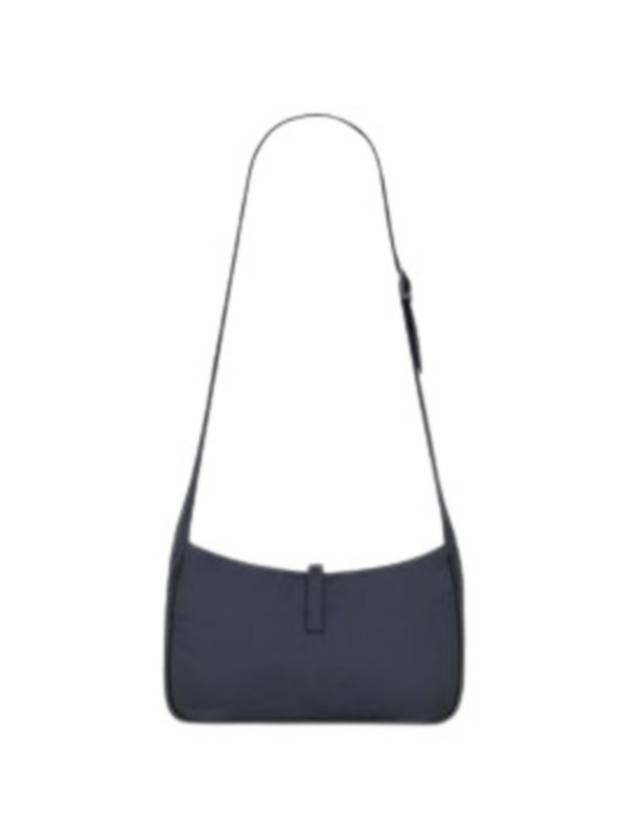Luxury Saint Laurent 5 A 7 Regenerated Nylon Shoulder Bag Navy