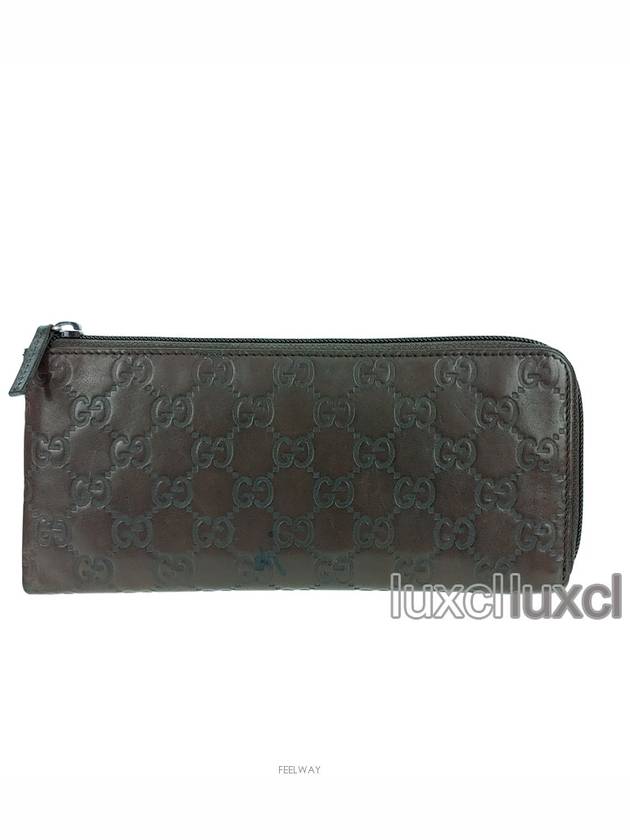 Luxury Gucci Trending 2025 GG Cima Around Zipper Women s Long Wallet 245003