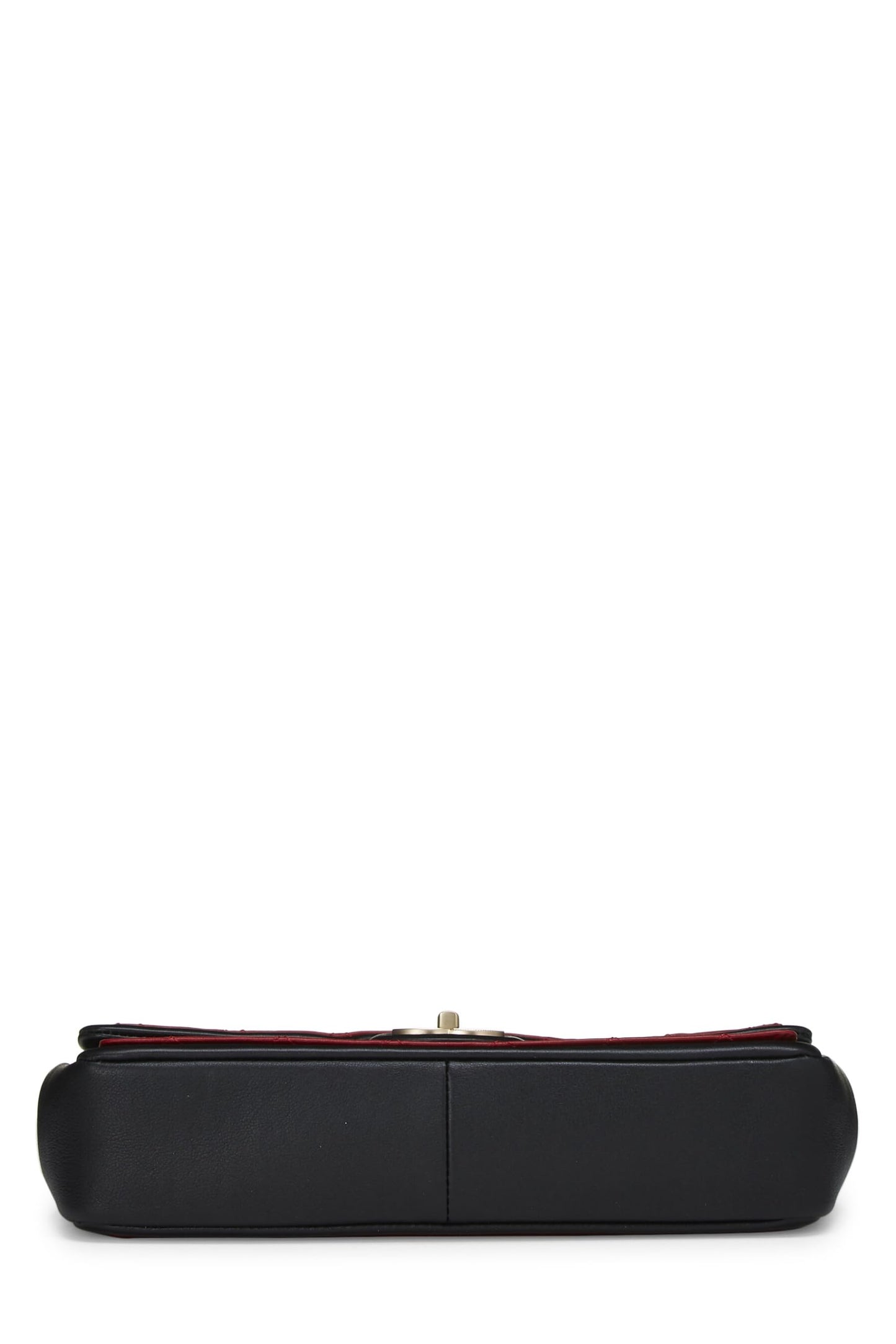 Chanel,  Red & Black Quilted Lambskin Graphic Flap Medium, Multi