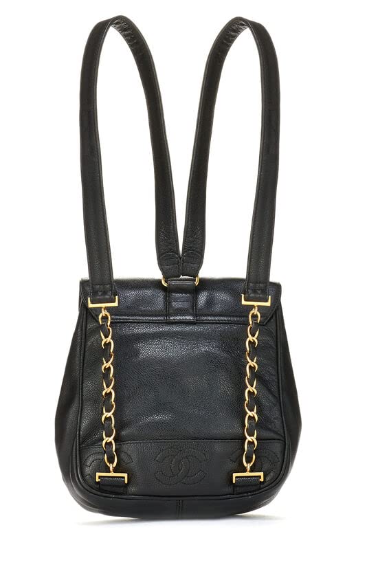 CHANEL,  Black Caviar 3 'CC' Backpack Medium, Black