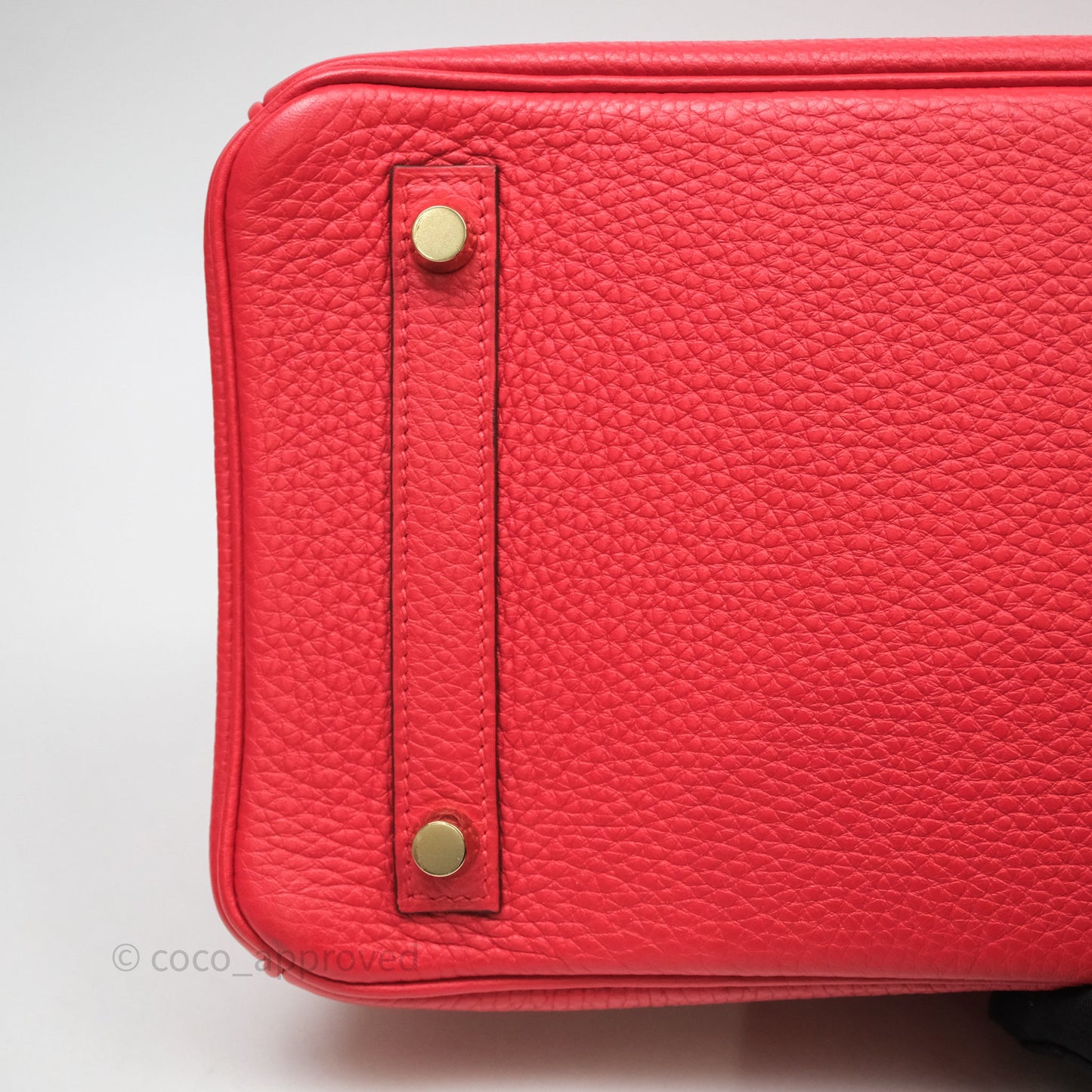 Hermes Birkin 30 Rouge Togo Gold Hardware