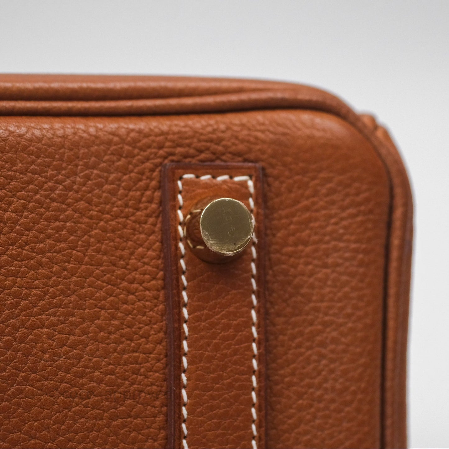 Hermès Birkin 25 Retourne Fauve 34 Barenia Gold Hardware