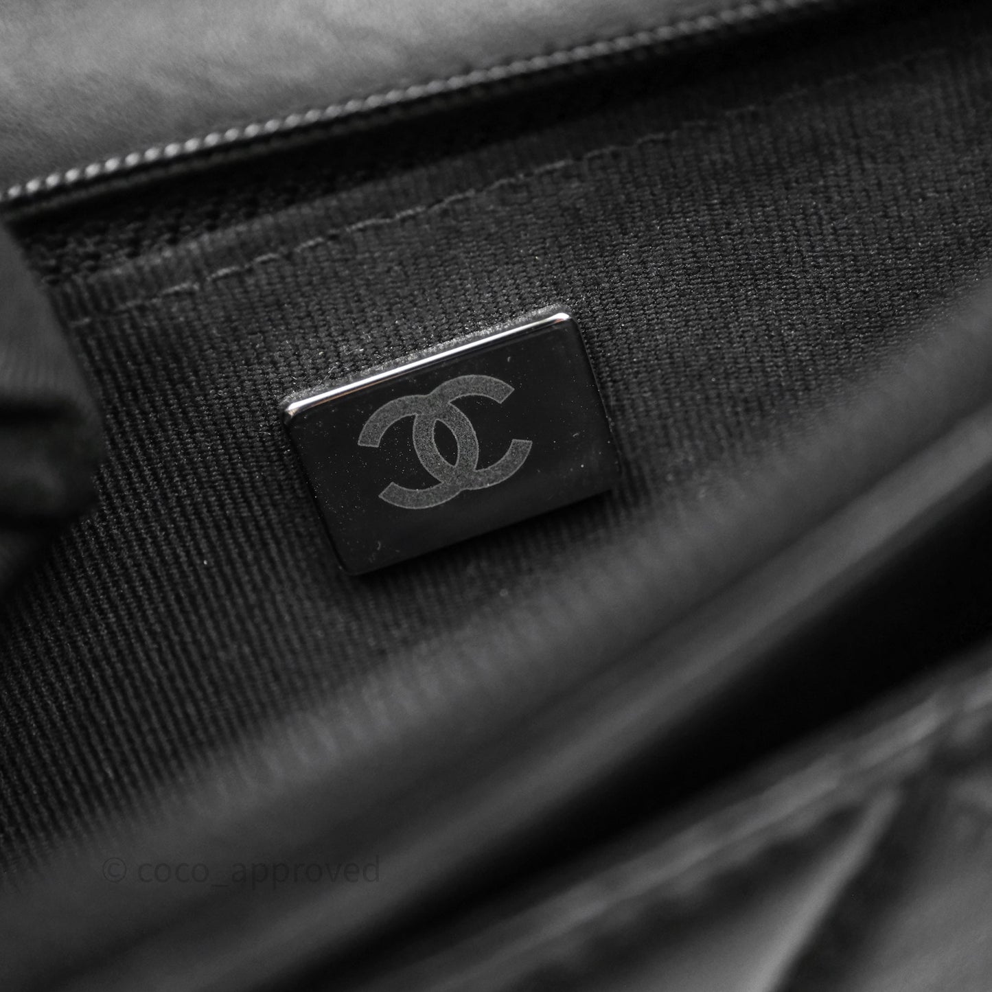Chanel Quilted Trendy CC WOC Wallet On Chain So Black Lambskin