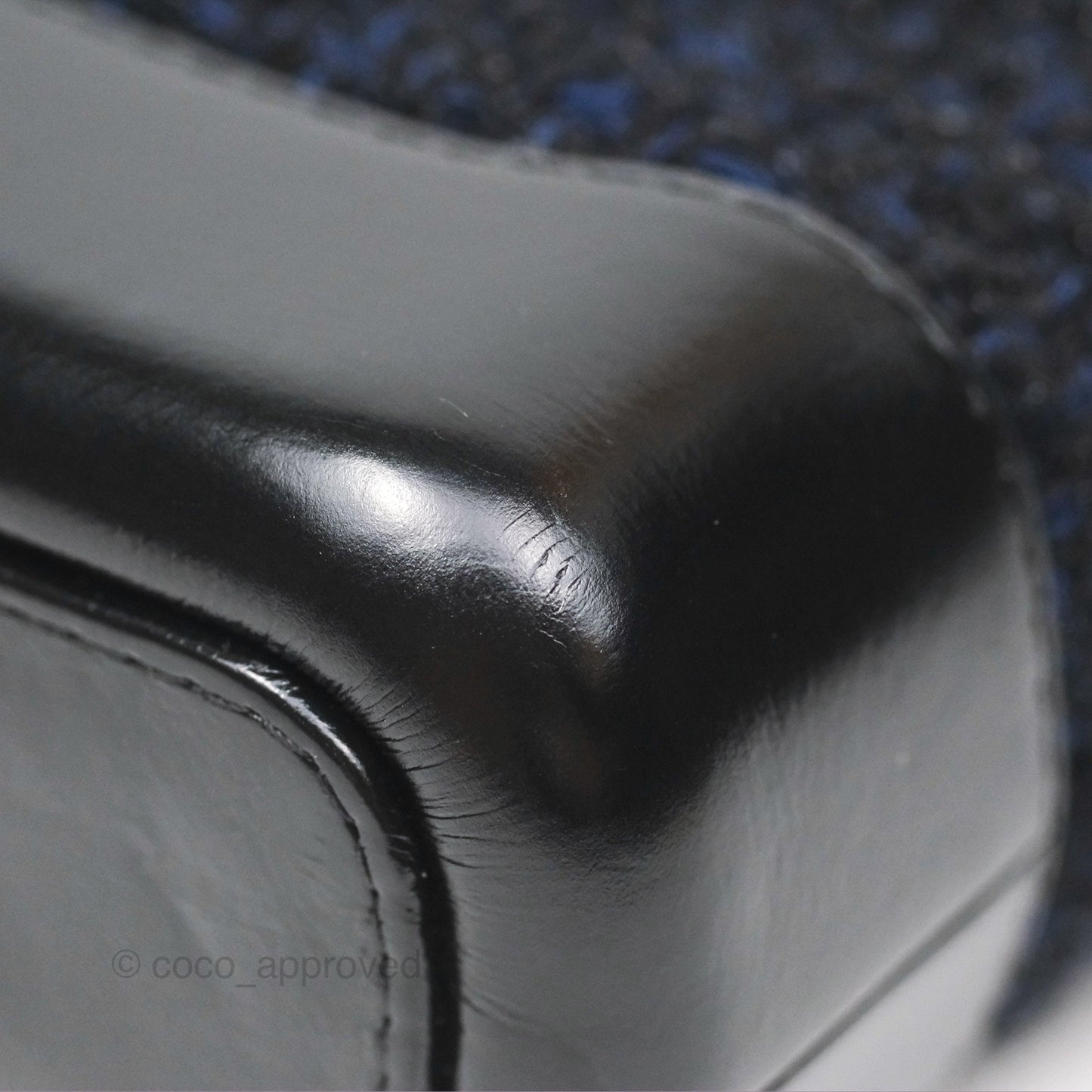 Chanel Small Gabrielle Hobo Black Navy Tweed