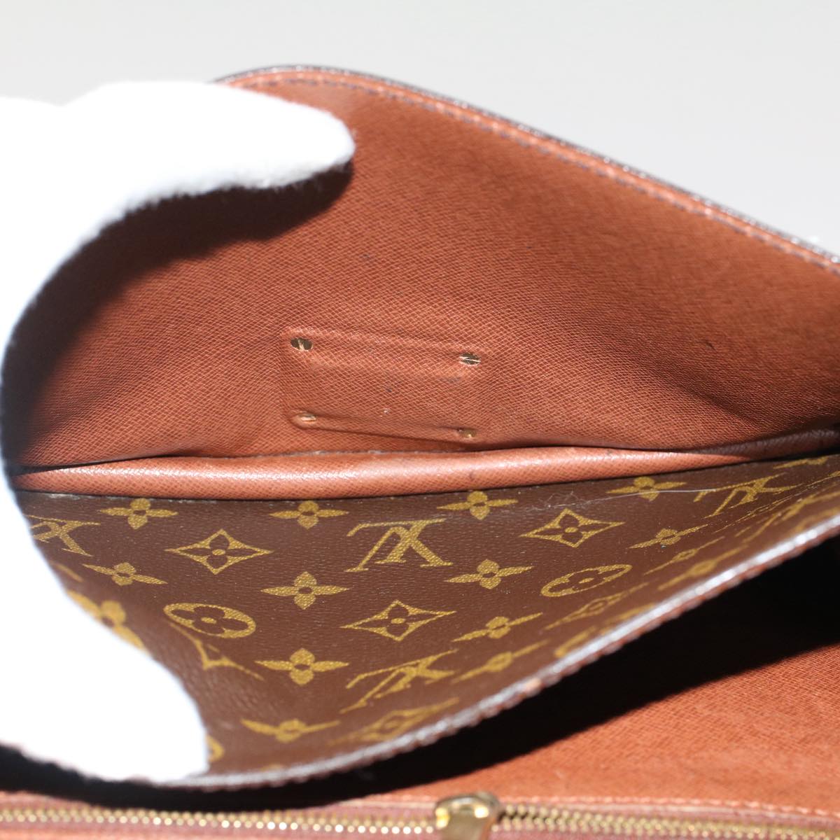 LOUIS VUITTON Monogram Monceau 28 Hand Bag 2way M51185 LV 52185
