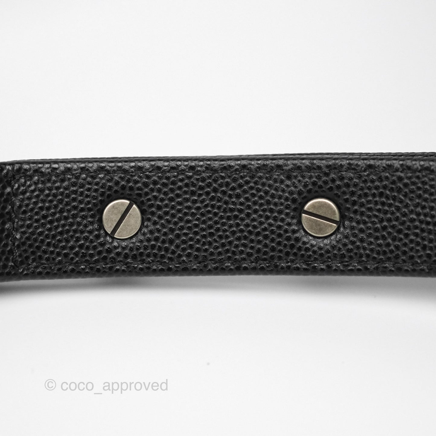 Chanel Medium Boy Quilted Black Caviar Ruthenium Hardware