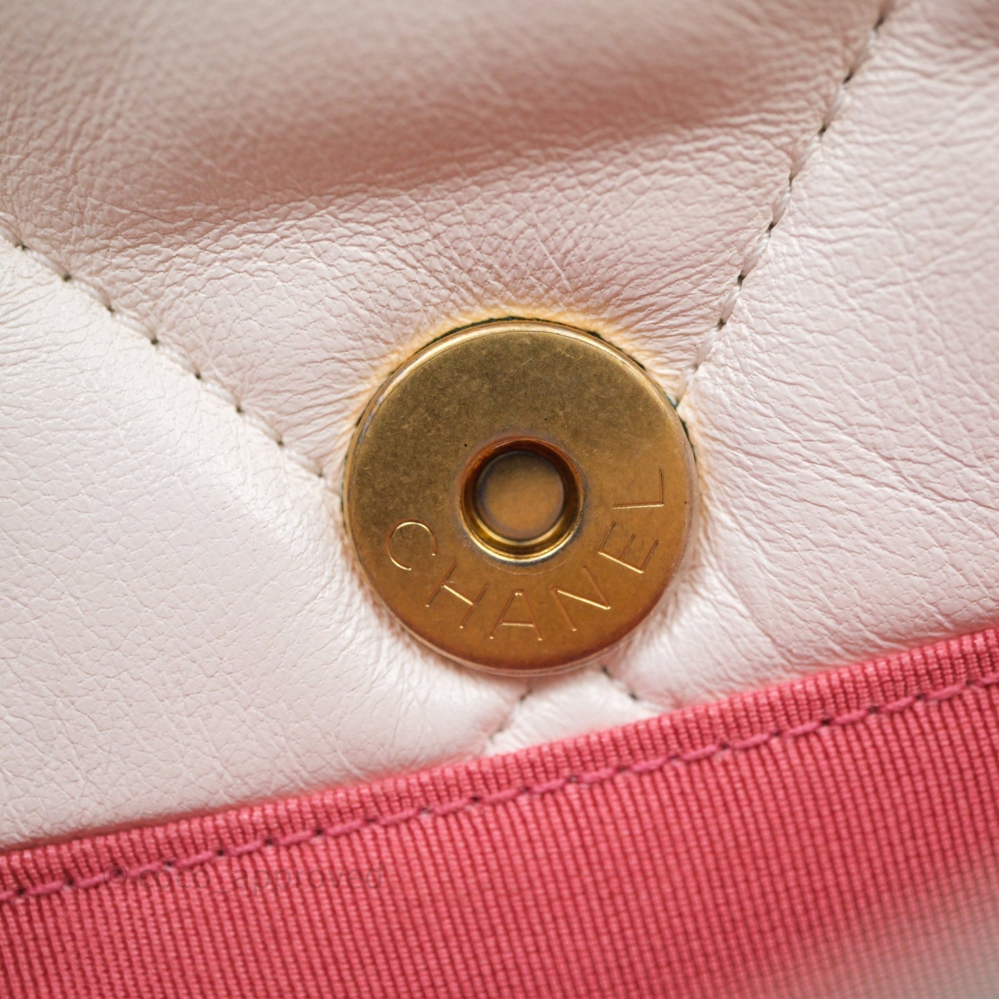 Chanel 19 Small Ivory White Mixed Hardware