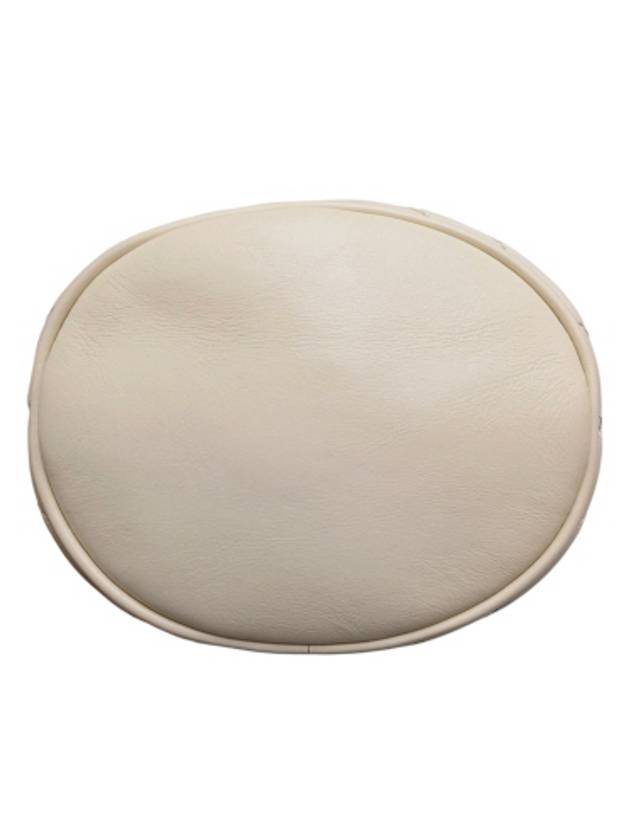 Luxury Gucci Trending 2025 575163 White leather GG Marmont mini bucket cross bag