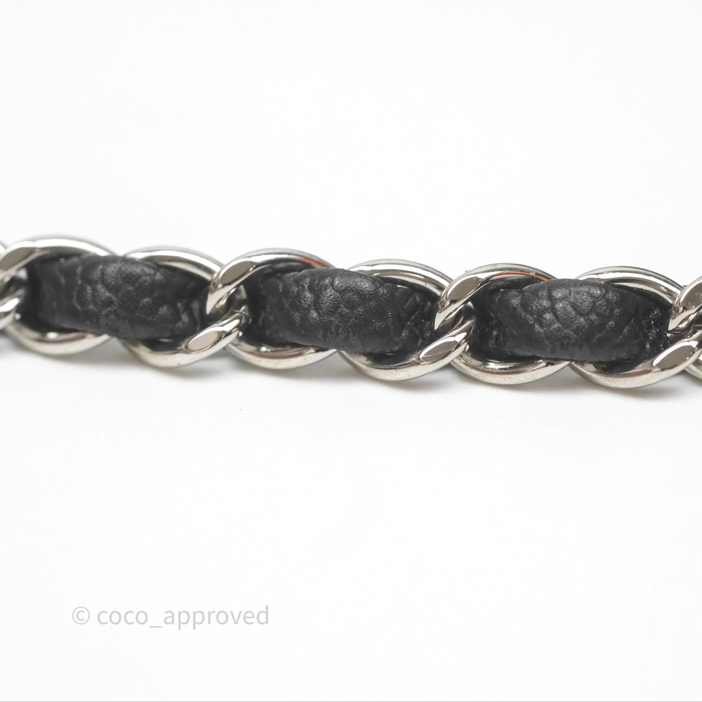 Chanel Quilted Easy Flap Bag Black Caviar Silver Hardware