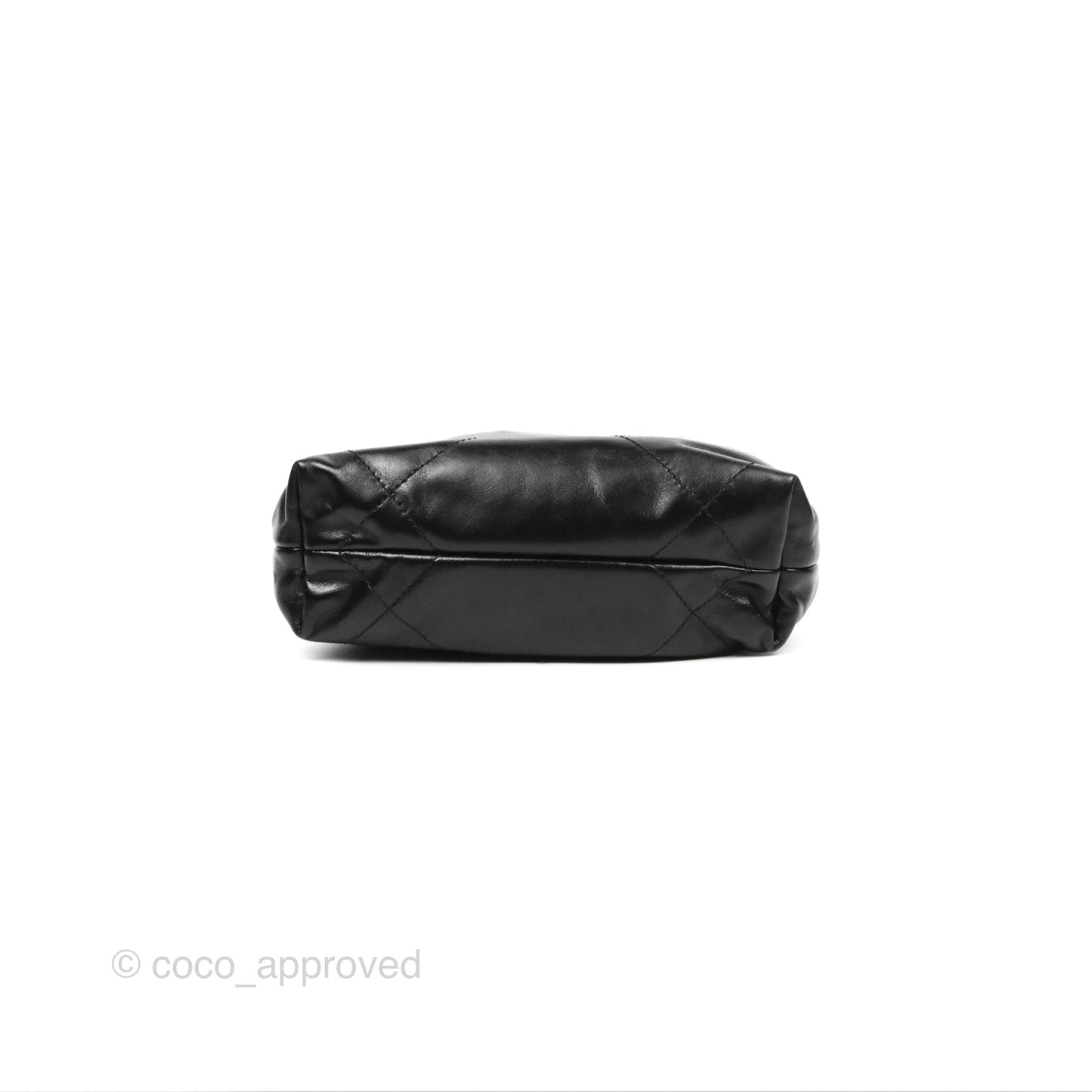 Chanel 22 Mini Bag Black Crumpled Calfskin