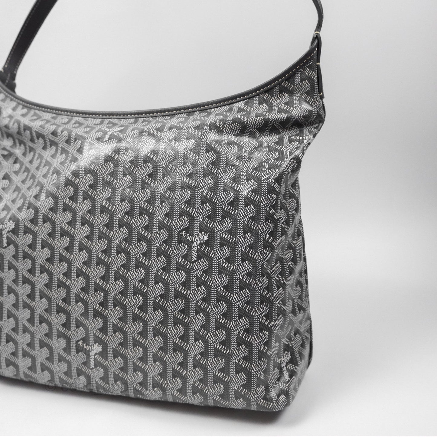 Goyard Bohème Hobo Bag Grey Goyardine Canvas