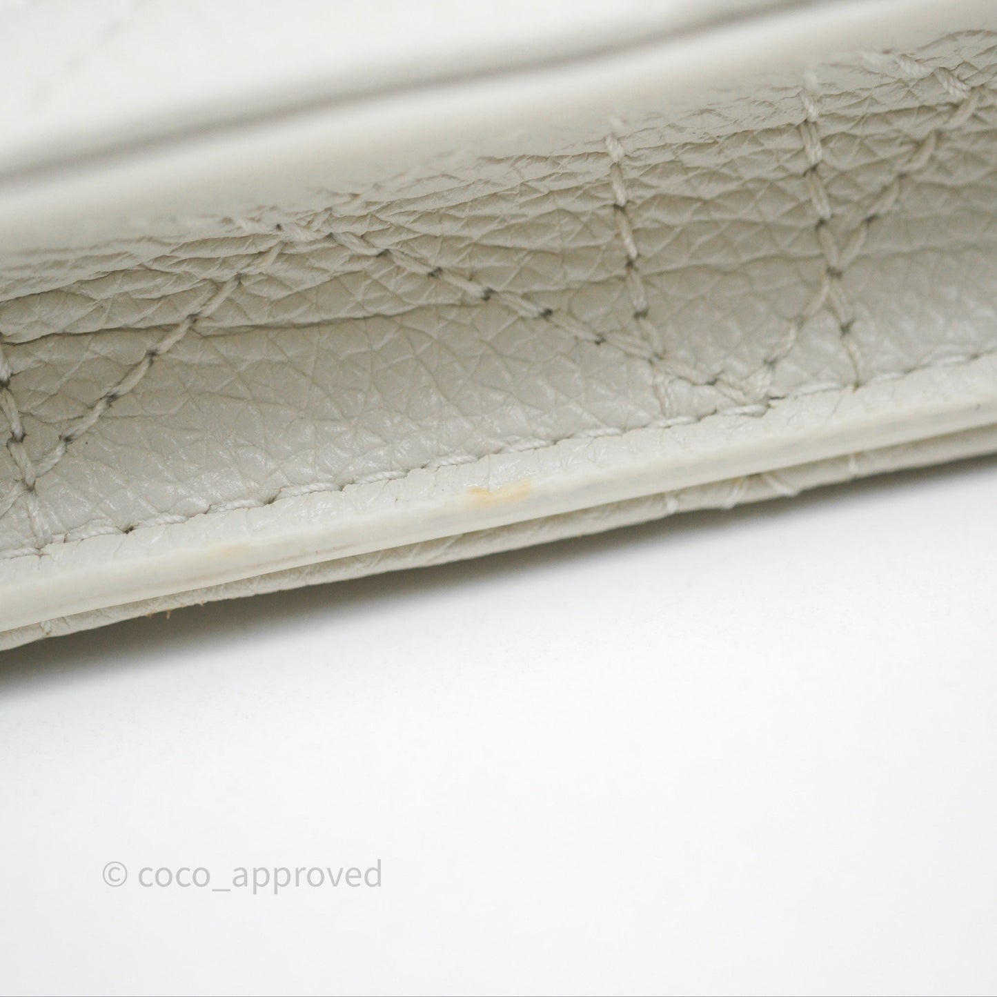 Dior Caro Pouch with Chain Latte Supple Cannage Calfskin
